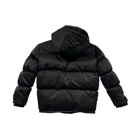 APPAMAN Youth 100% Down Puffer Jacket Black SIZE 6 EXCELLENT - Picture 2 of 12